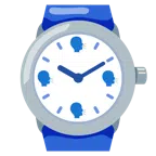 orologio + persona che parla
