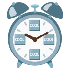 alarm clock + COOL button
