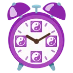 alarm clock + yin yang