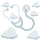 เมฆ + เครื่องฟังตรวจ