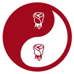 yin yang + rose