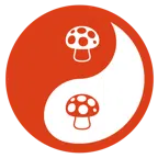 yin yang + mushroom