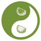 yin yang + watermelon