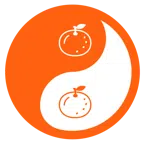 yin yang + tangerine