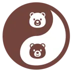 yin yang + bear