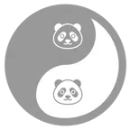 yin yang + panda