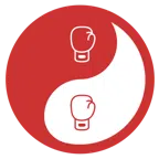 yin yang + boxing glove