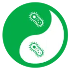 yin yang + microbe