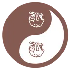 yin yang + sloth
