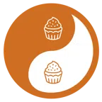 yin yang + cupcake