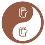 yin yang + wood
