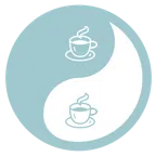 yin yang + hot beverage