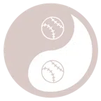 yin yang + baseball
