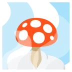 hot springs + mushroom