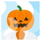 hot springs + jack-o-lantern
