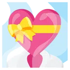 hot springs + heart with ribbon