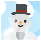 hot springs + snowman without snow