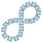 infinity + OK button