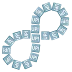 infinity + UP! button