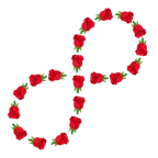 infinity + rose