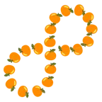 infinity + tangerine