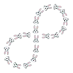 infinity + rabbit face