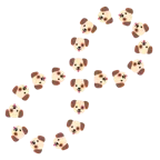 infinity + dog face