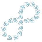 infinity + linked paperclips