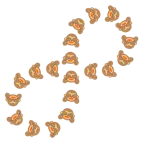 infinity + see-no-evil monkey