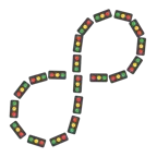 infinity + vertical traffic light