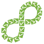 infinity + check mark button