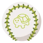 Baseball + Schildkröte
