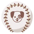 Baseball + Hundegesicht