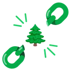 catene + albero sempreverde