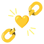 catene + cuore giallo
