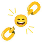 catene + faccina con sorriso e occhi sorridenti