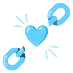 catene + cuore azzurro