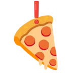 red exclamation mark + pizza