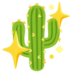 cuore che luccica + cactus