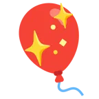 cuore che luccica + palloncino