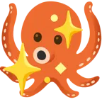 cuore che luccica + polpo