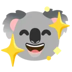 cuore che luccica + koala