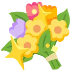cuore che luccica + mazzo di fiori