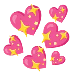 sparkling heart + sparkling heart