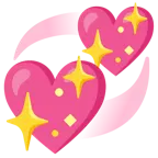 cuore che luccica + cuori che girano