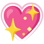 cuore che luccica + cuori