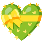 cuore con fiocco + cactus