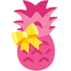 cuore con fiocco + ananas