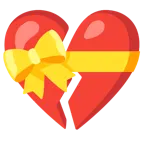 cuore con fiocco + cuore infranto