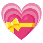 cuore con fiocco + cuore che cresce